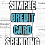 8 Simple Credit Card Spending Printables | SaturdayGift