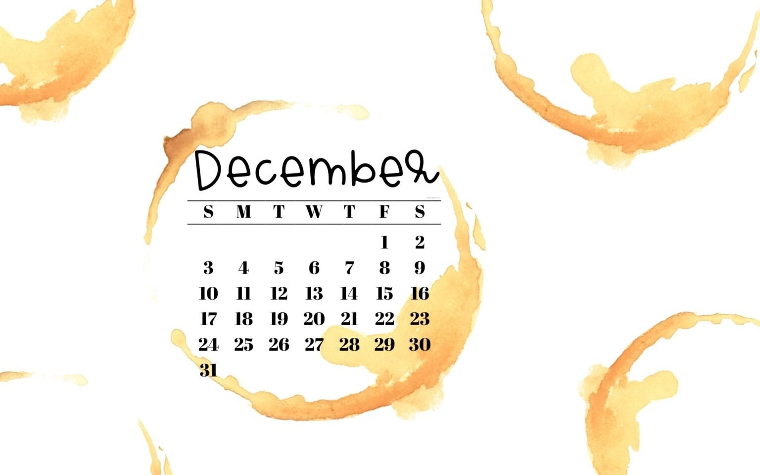 December Desktop Wallpaper - 21 Cute & Free December 2023 Calendar