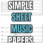 91 Simple Sheet Music Papers to Print | SaturdayGift
