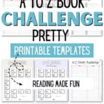 A To Z Challenge Pretty Printable Templates | SaturdayGift
