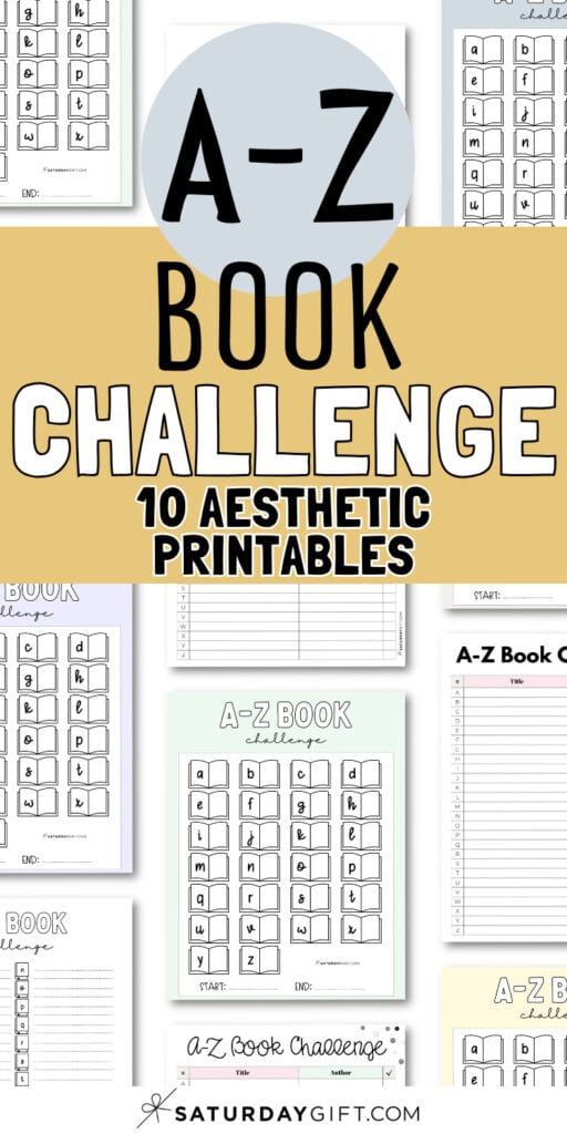 A-Z Book Challange | SaturdayGift