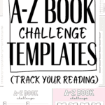 A-Z Book Challenge Templates - Track Your Reading | SaturdayGift