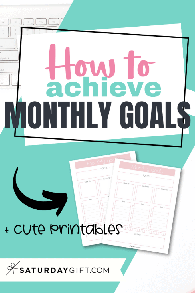 Monthly Review Personal Size Printable Monthly Goal 