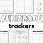 Audiobook Tracker Printables Aesthetic & Free | SaturdayGift