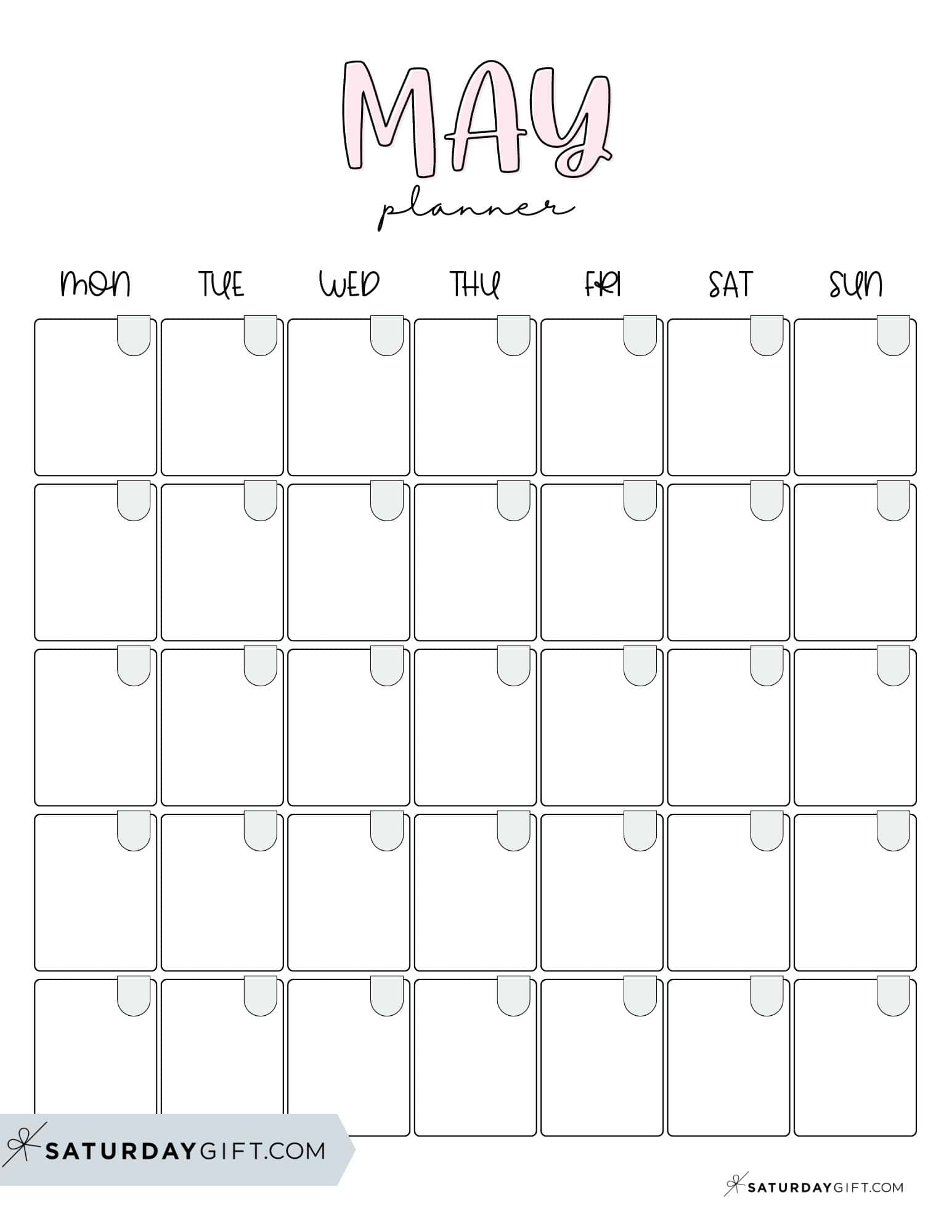 Spring Planner - 21 Pages - Cute & Free Printables