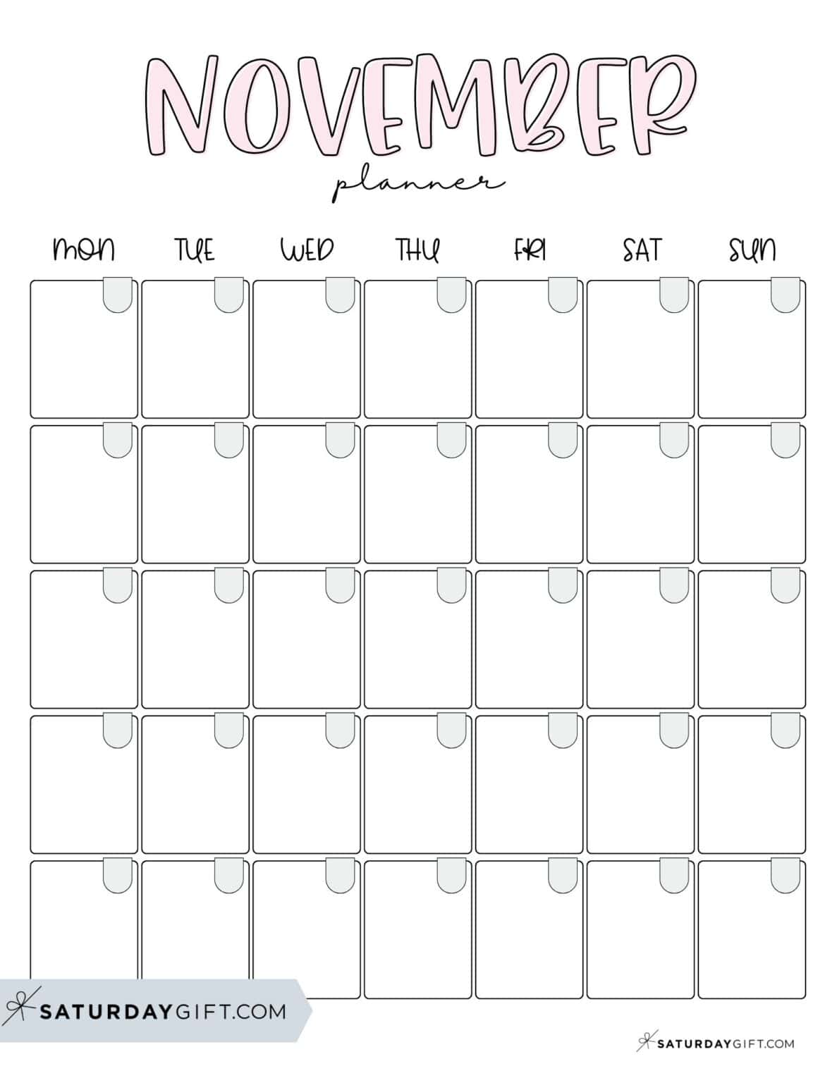 Autumn Planner - 21 Pages - Cute & Free Printables