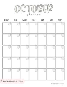 Autumn Planner - 21 Pages - Cute & Free Printables