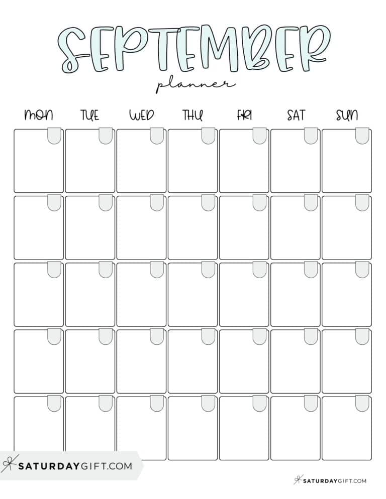Autumn Planner - 21 Pages - Cute &amp; Free Printables
