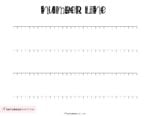 Number Line to 30 - 4 Cute & Free Printables and Blank Worksheets