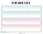 Number Line to 30 - 4 Cute &amp; Free Printables and Blank Worksheets
