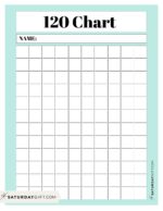 120 Chart Printable 16 Free Number Charts To 120 Worksheets Saturdaygift 120 Chart Printable 16 Free Number Charts To 120 Worksheets Saturdaygift