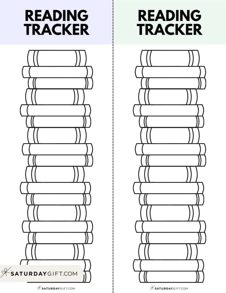 Book Tracker Bookmarks