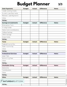 37 Budget Planners &amp; Trackers - Cute &amp; Free Printables