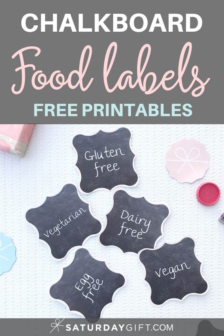 Free Printable Food Labels For Buffet Table