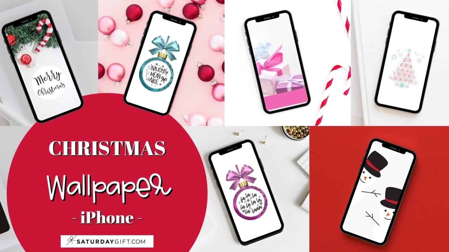 Cute Christmas wallpaper 43 Free Aesthetic Backgrounds for Your Phone
