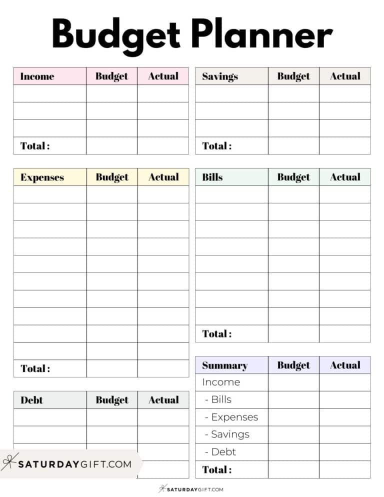 37 Budget Planners Trackers Cute Free Printables 37 Budget Planners Trackers Cute Free Printables