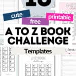 Cute & Free A To Z Book Challenge | SaturdayGift