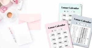 Moon Phase Calendar - 12 Cute & Free Printable 2025 Lunar Calendars