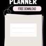 Cute Printable Autumn Planner - Free Download | SaturdayGift
