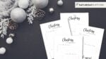 Cute &amp; Free Printable Christmas Planner - Countdown to Holidays