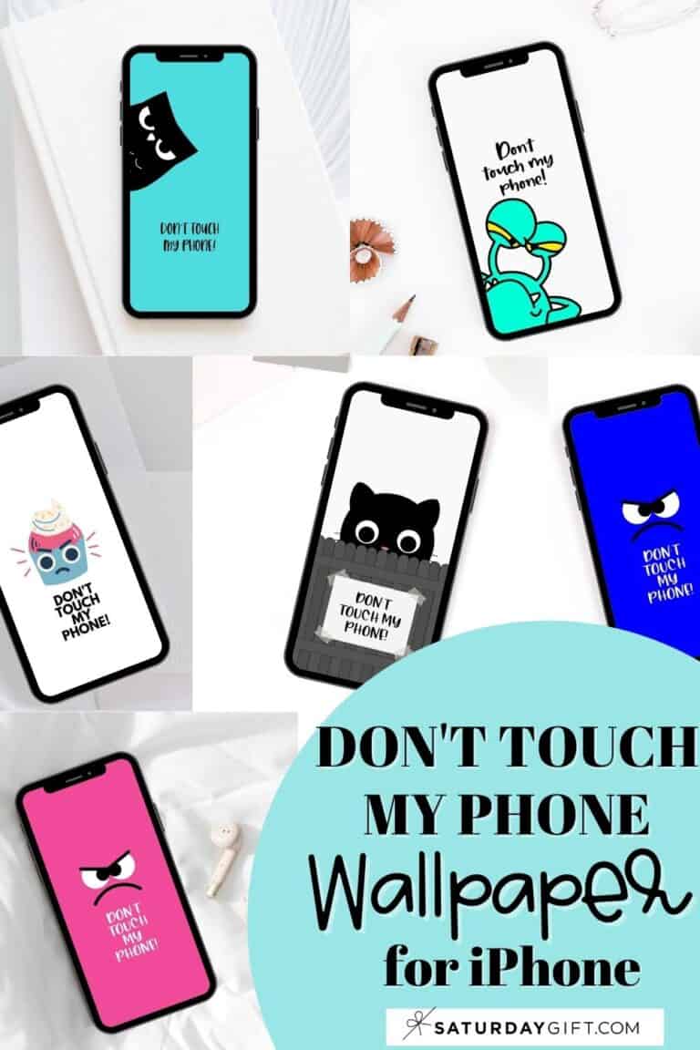 Don't Touch My Phone Wallpaper - 25 Super Cute Backgrounds for iPhone