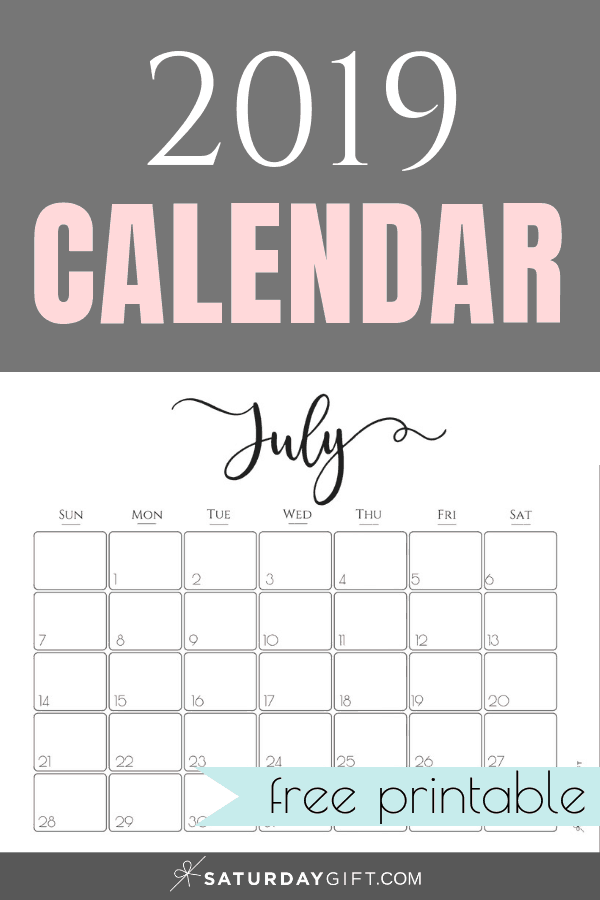 Elegant Printable Calendar - 2025 CALENDAR PRINTABLE