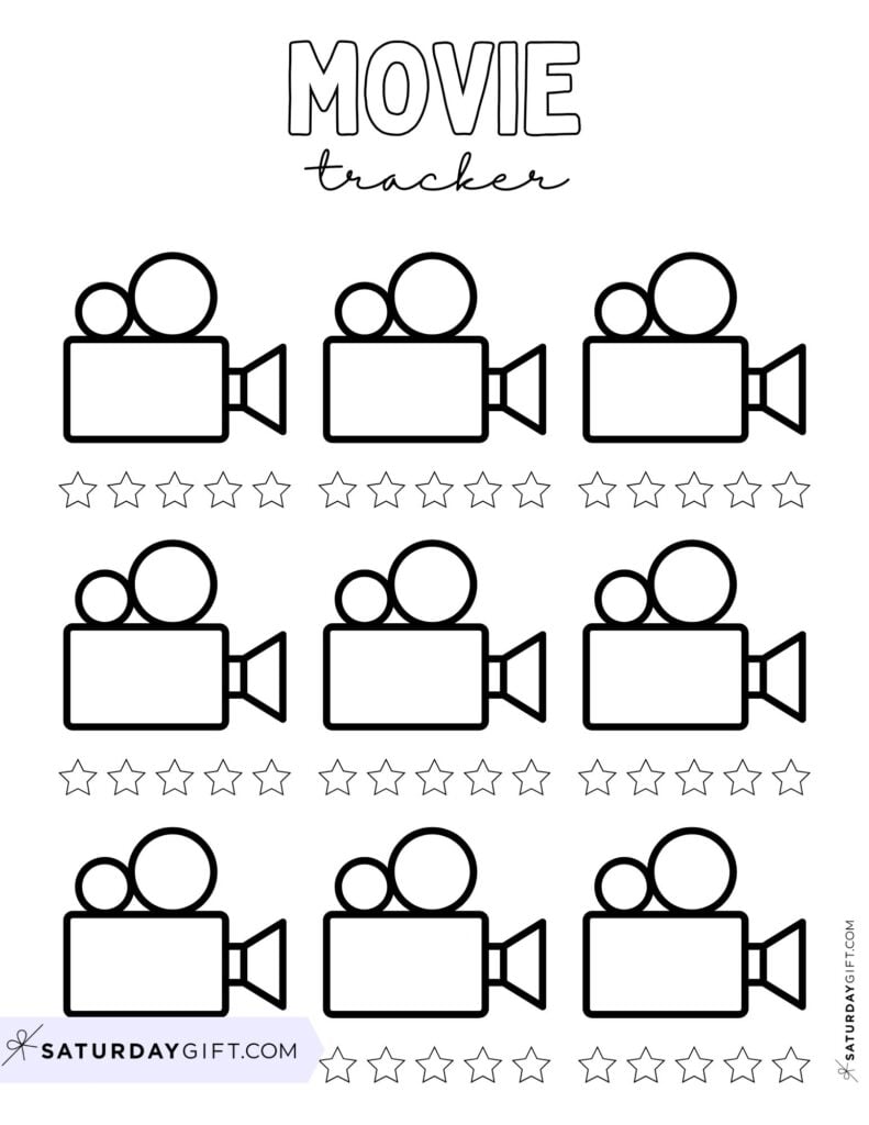 Film Tracker Template - Fun Movie Tracker