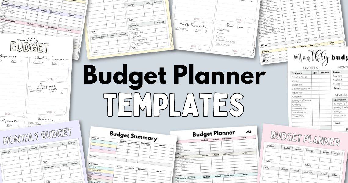 37-budget-planners-trackers-cute-free-printables for Free Printable Budget Planner 2018 37 Budget Planners & Trackers - Cute & Free Printables for Free Printable Budget Planner 2018