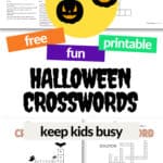 Free Fun & Printable Halloween Crosswords - Keep Kids Busy | SaturdayGift