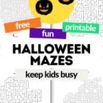 Free Fun & Printable Halloween Mazes - Keep Kids Busy | SaturdayGift
