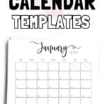 Free Printable 2027 Calendar Templates - Simple & Elegant Design| SaturdayGift