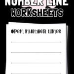 Free Printable Blank Number Line Worksheet PDFs | SaturdayGift