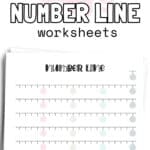Free Printable Blank Number Line Worksheets - Help Kids Learn | SaturdayGift