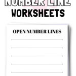 Free Printable Blank Number Line Worksheets | SaturdayGift