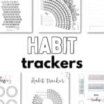 Free Printable Habit Tracker Templates | SaturdayGift