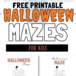 Free Printable Halloween Mazes - For Kids | SaturdayGift