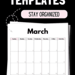 Free Printable March 2027 Templates - Stay Organized | SaturdayGift