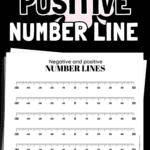 Free Printable Negative & Positive Number Line - Classroom Ready | SaturdayGift