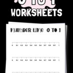 Free Printable Number Line 0 to 1 Worksheet PDFs | SaturdayGift