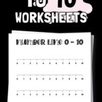 Free Printable Number Line to 10 Worksheet PDFs | SaturdayGift