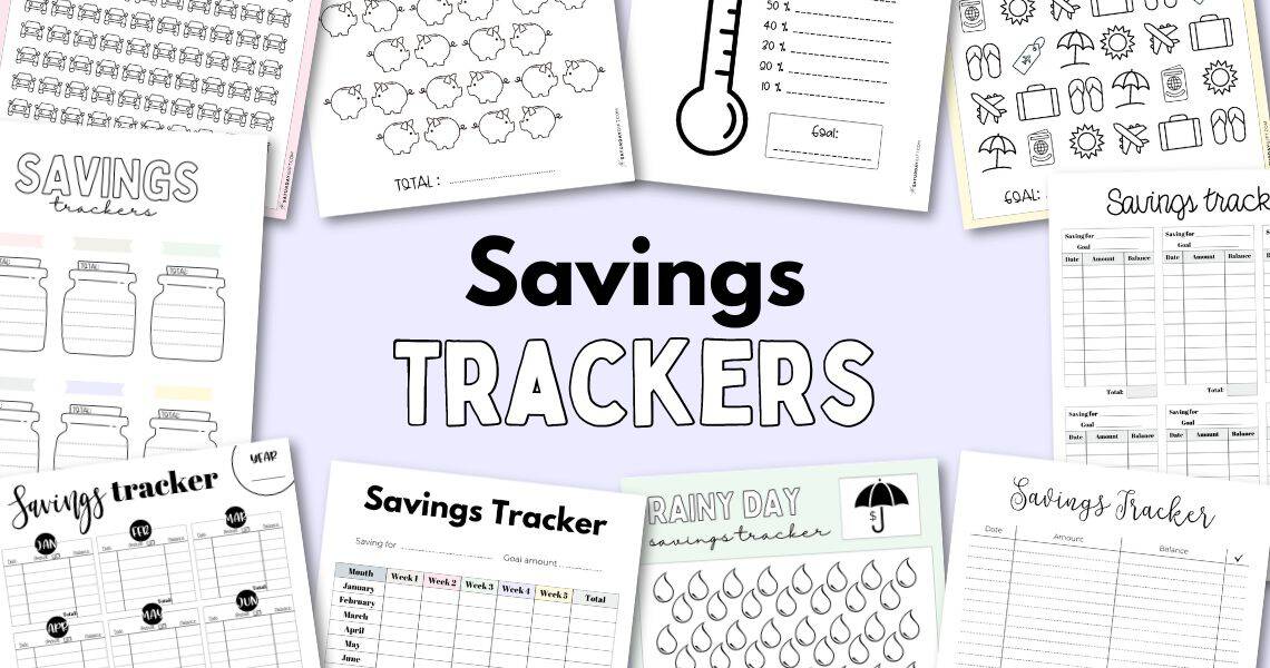 Savings Tracker Printable - 51 Cute & Free Templates for Free Printable Christmas Savings Tracker