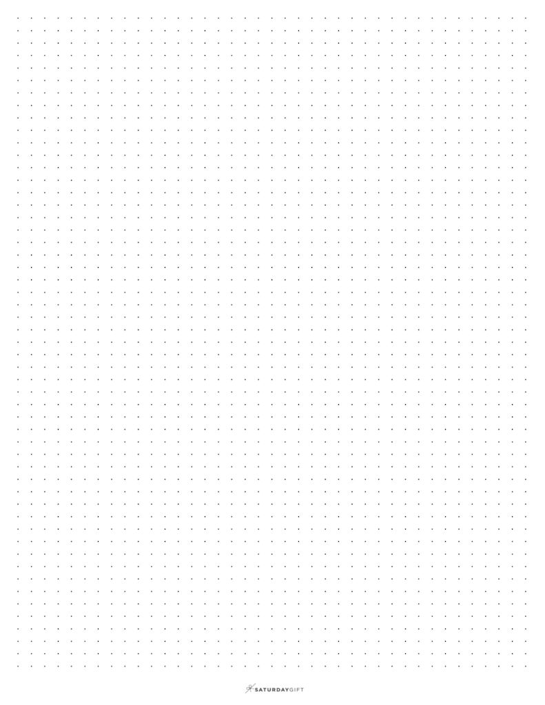 Free Printable Dot Paper For Bullet Journal Printable Form Templates 