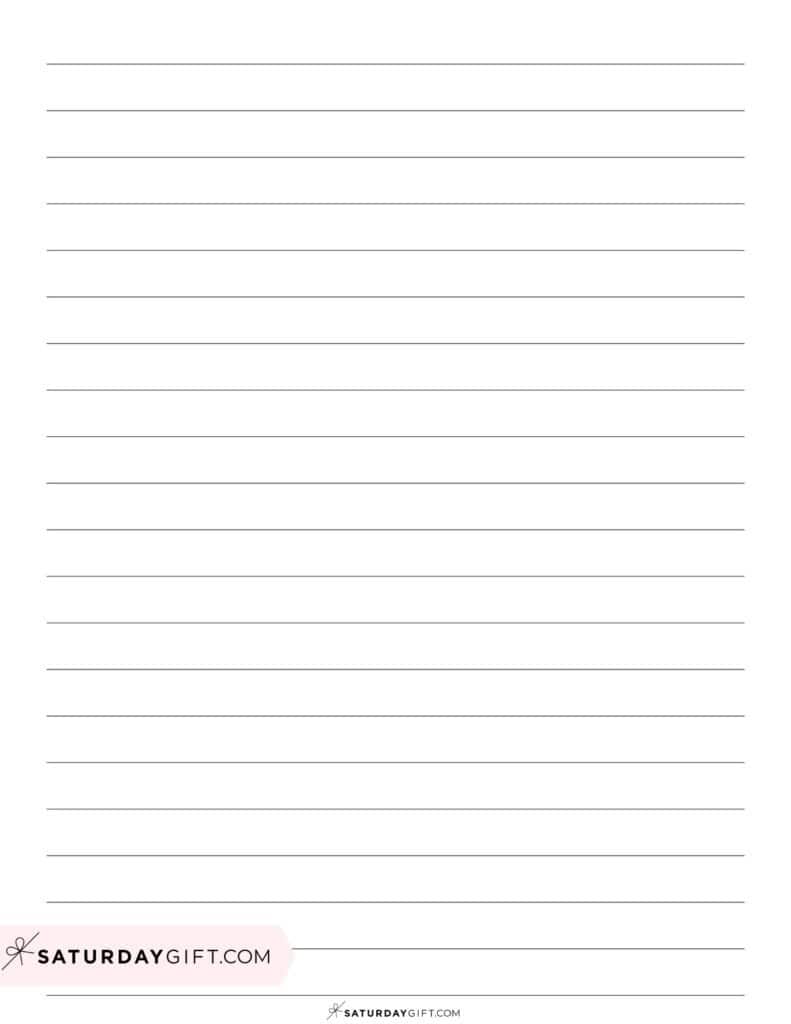 Half inch lined paper - lined half inch paper | SaturdayGift