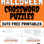 Halloween Crossword Puzzles - Cute Free Printables | SaturdayGift