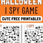 Halloween I Spy Game - Cute Free Printables | SaturdayGift