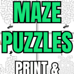 Halloween Maze Puzzles - Print & Solve | SaturdayGift