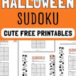 Halloween Sudoku - Cute Free Printables | SaturdayGift