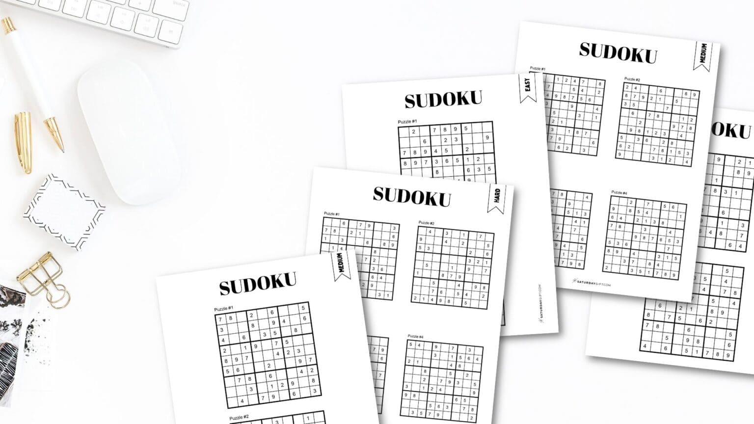 72 Free Printable Sudoku Puzzles | SaturdayGift