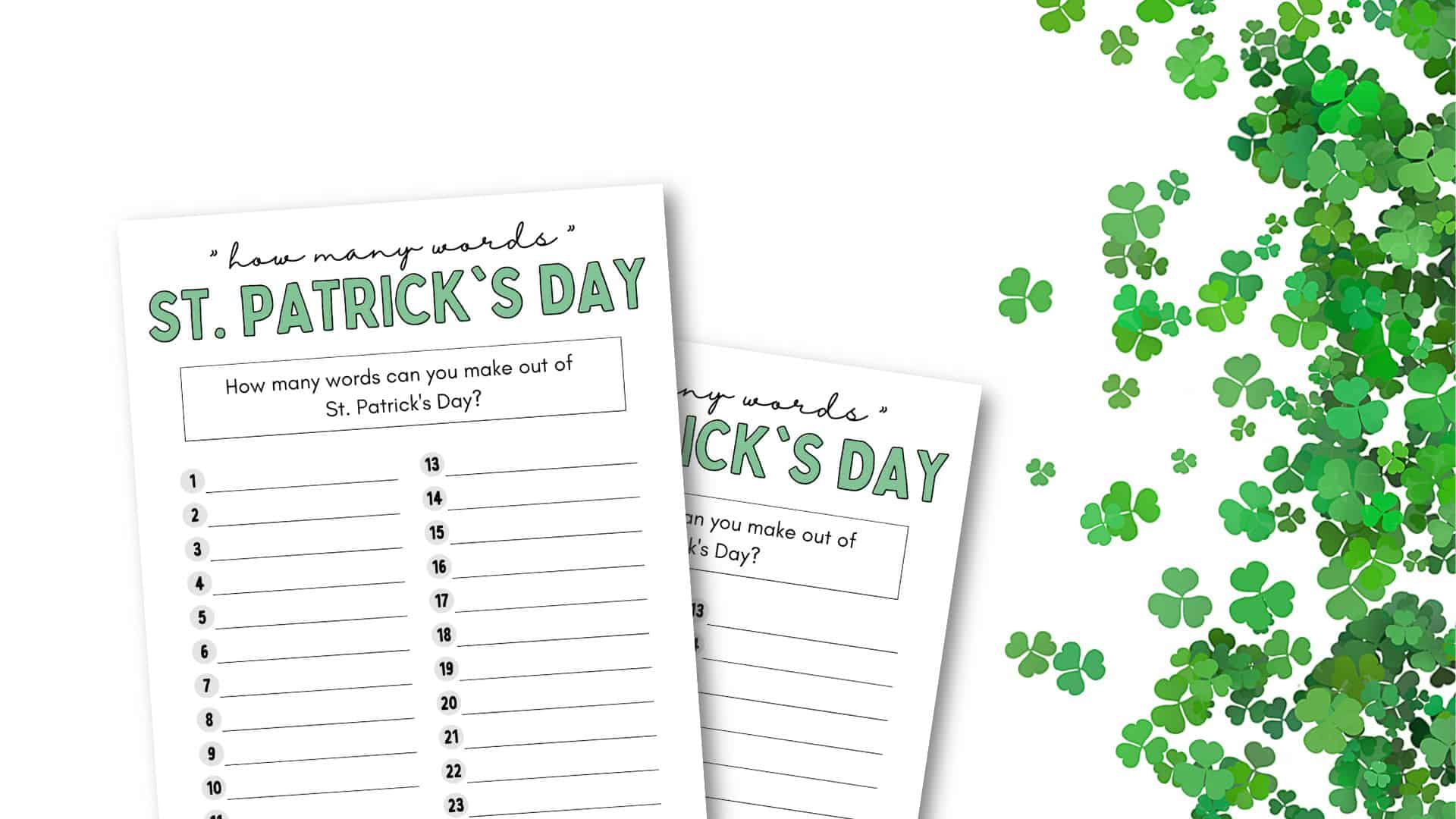 How Many Words Can You Make From St Patrick s Day Worksheet how-many-words-can-you-make-from-st-patrick-s-day-worksheet