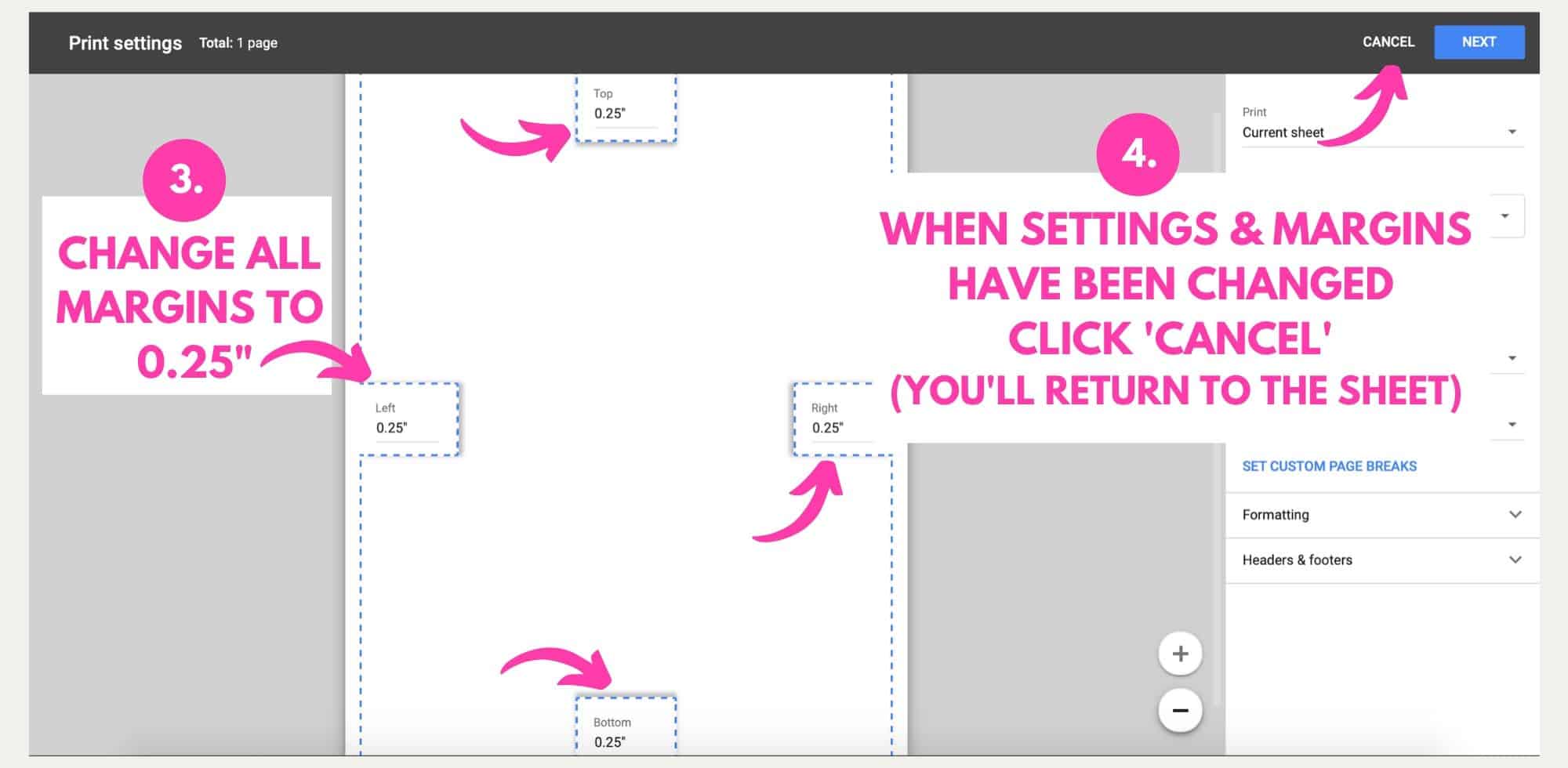 How To Make Dot Grid Paper for Your Bullet Journal Using Google Sheets